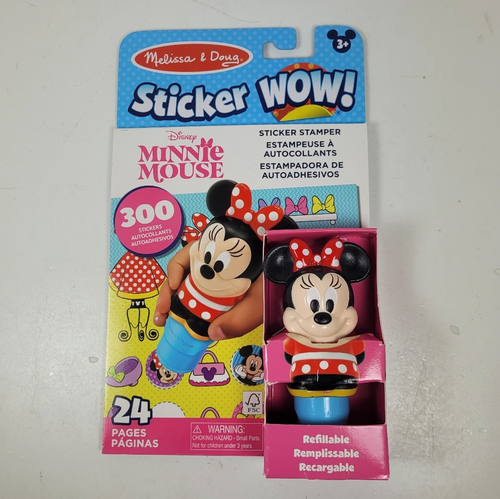 Melissa & Doug Minnie Mouse Sticker Set - Red and Black